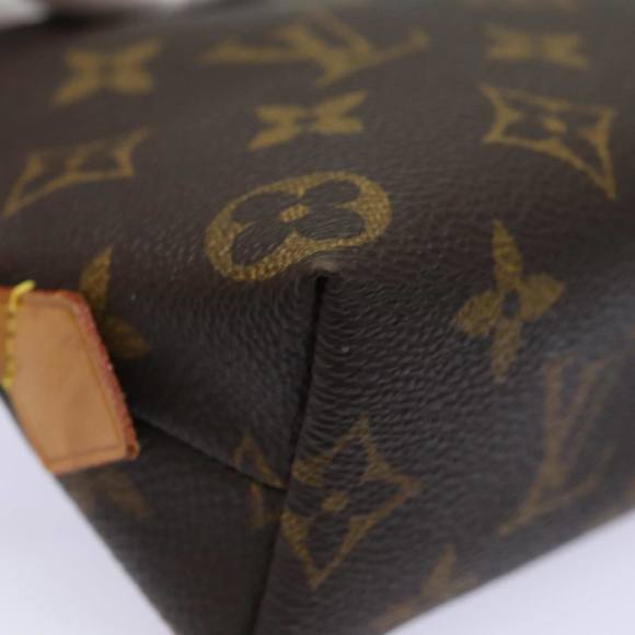 LOUIS VUITTON Monogram Pochette Cosmetic PM Cosmetic Pouch M47515 LV Auth 78984 - Picture 7 of 16